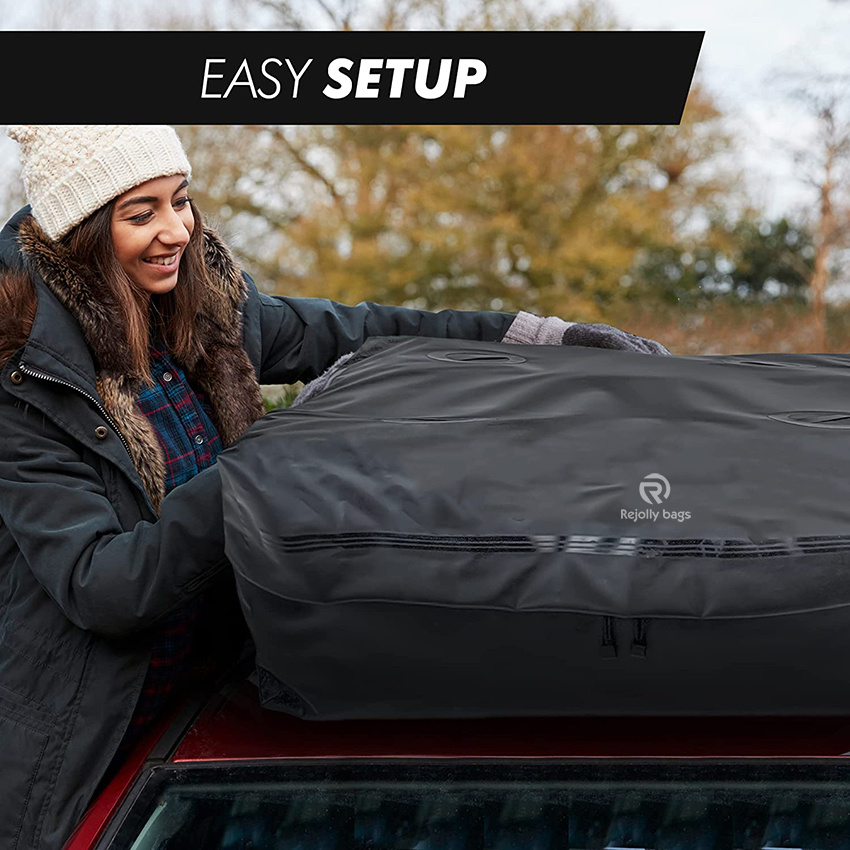 Waterproof Car Top Carrier for Top of Vehicle Includes Straps Mat Storage Rooftop Cargo Carrier