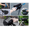 Bike Handlebar Bag Waterproof Touchscreen Phone Holder, 4-Layer Protection Handlebar Bags for Bicycles Pouch for Handlebars, MTB, Road, Mountain Cycling Bag
