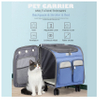 Comfort Rolling Wheels Pet Bag Carrier Ventilation Dog Supplies Storage Backpack