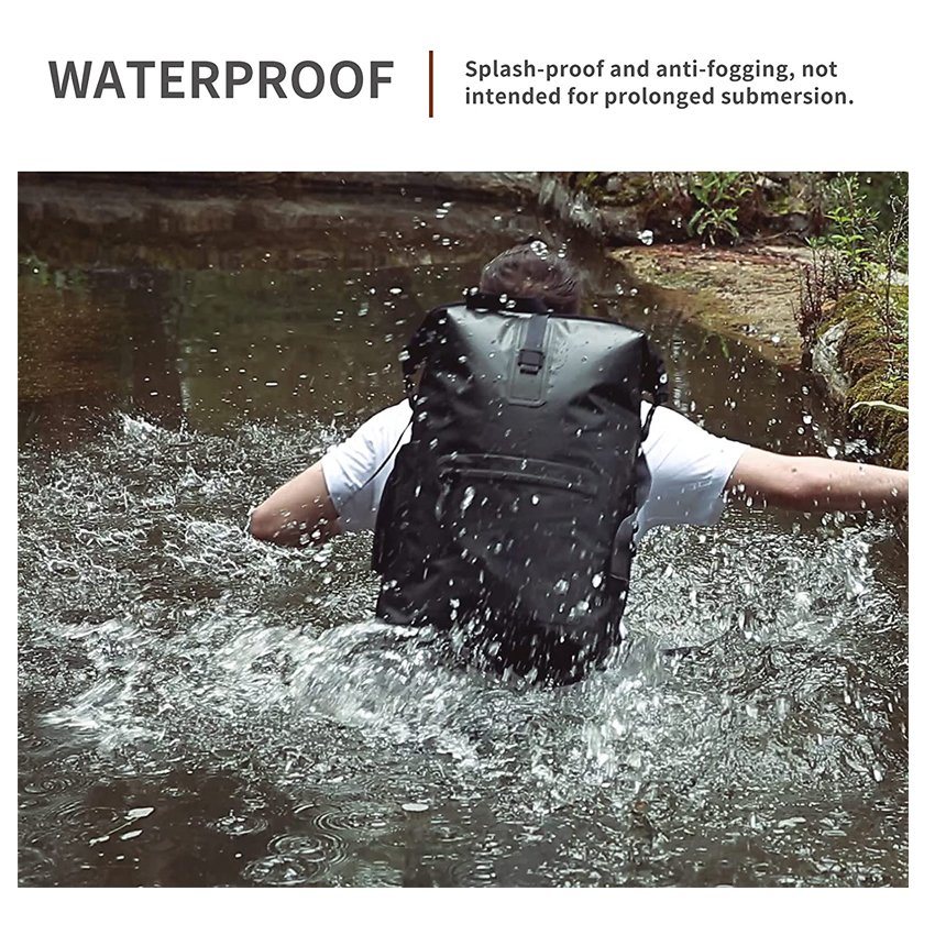 Waterproof Backpack Durable Roomy Marine Dry Bag for Commuting Floating Kayaking Surfing