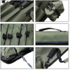 Canvas Rod Case Organizer Pole Storage Bag Rod and Reel Carrier Organizer for Travel Fishing Rod Bag