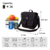 Durable Casual Leakproof Lunch Cooler Bag School Meal Bag Drinks Holder for Men Women