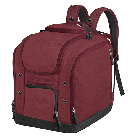 Ski Boot Bag Fully Padded Ski Snowboard Boot Travel Backpack for Ski Helmet