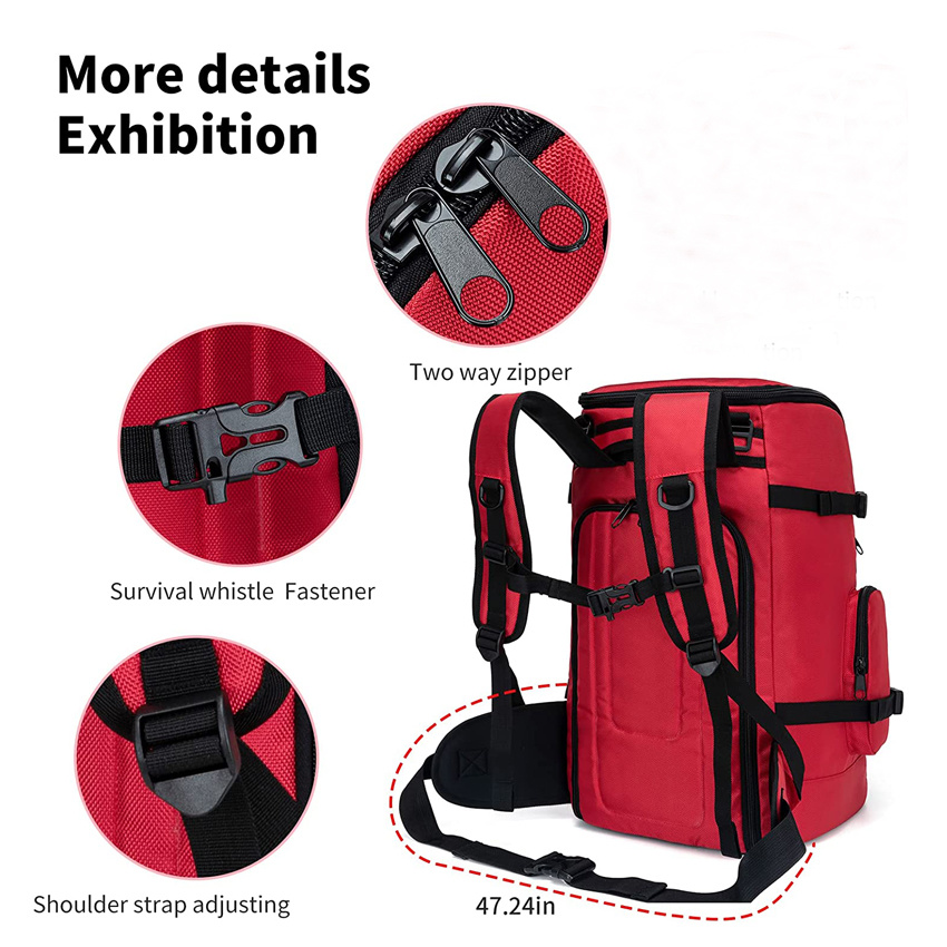 Fully Padded Ski Snowboard Boot Travel Backpack Ski Accessories Bag