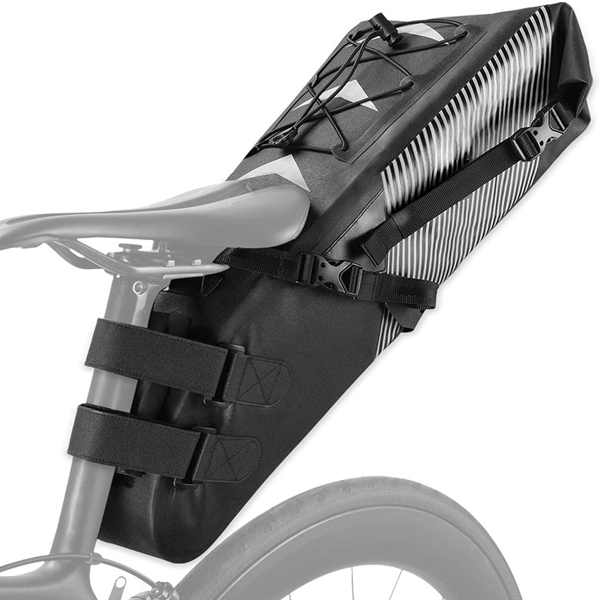 Waterproof Large Capacity Road Mountain Max 14L/10L Bike Seat Saddle Bag