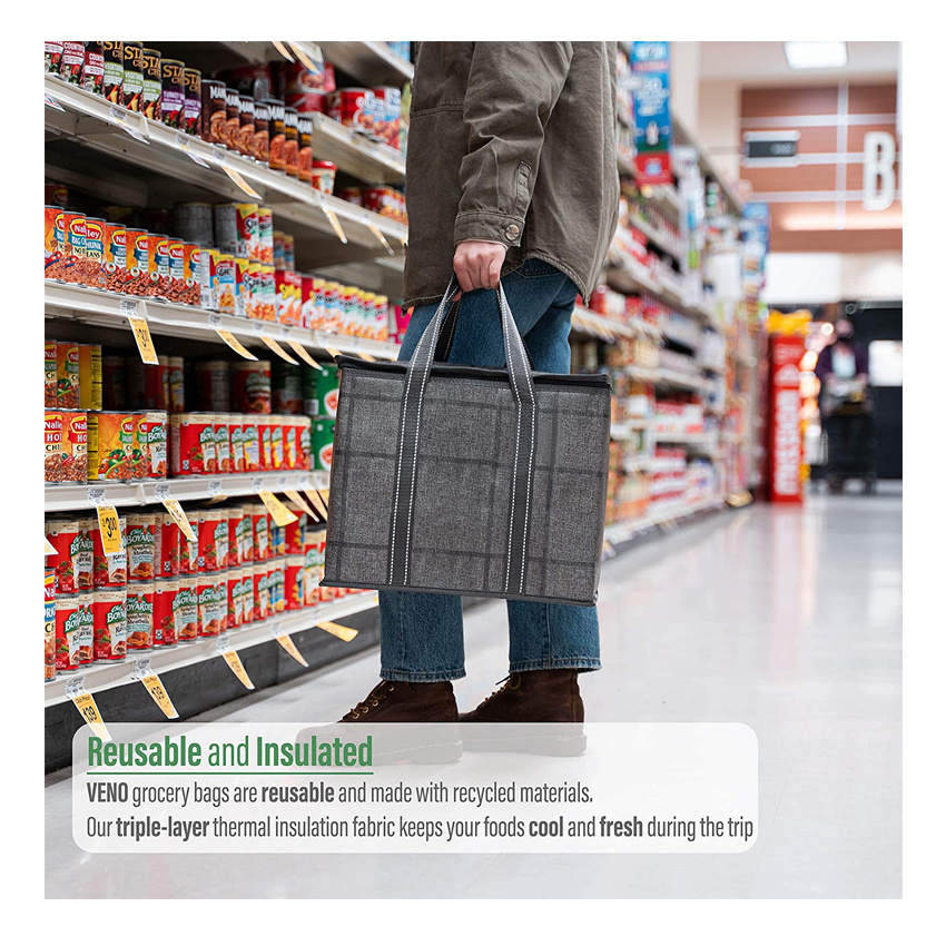 Portable Insulated Grocery Bag China Wholesale Food Delivery Bag Ice Cooler Box