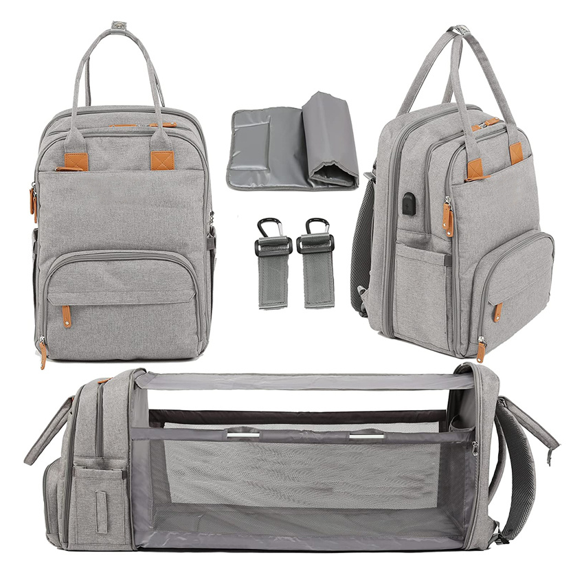 Travel Baby Diaper Backpack Bags with Changing Station Premium Waterproof Baby Bag