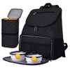 Dog Supplies Backpack Cat Travel Bag with Food Baskets Pet Carrying Bags