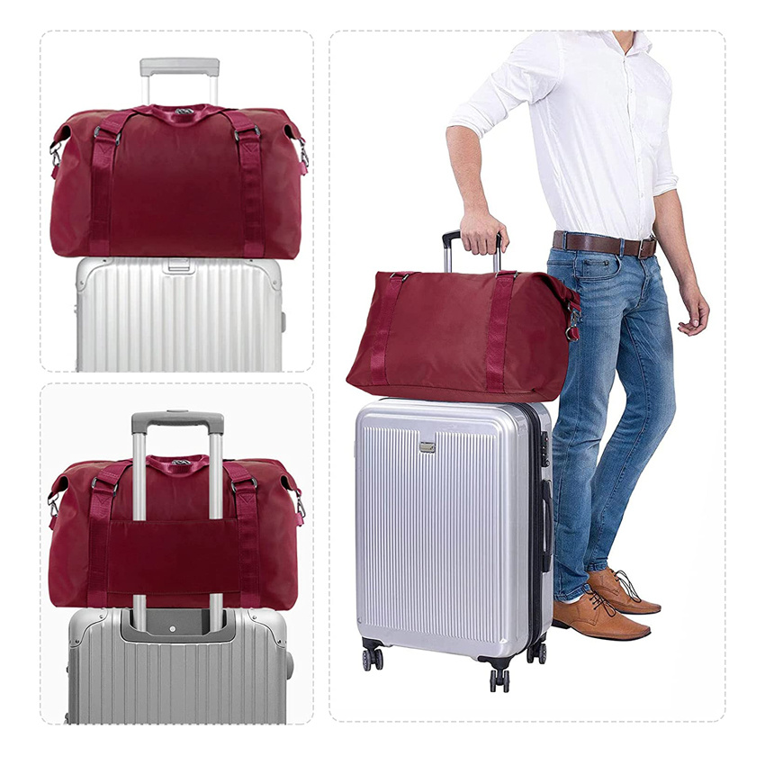 Sports Gym Bag Shoulder Weekender Overnight Bag Tote Carry on Luggage Bag