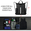 with Shoe Compartment and Two Water Bottle Holder Sport Gym Bag