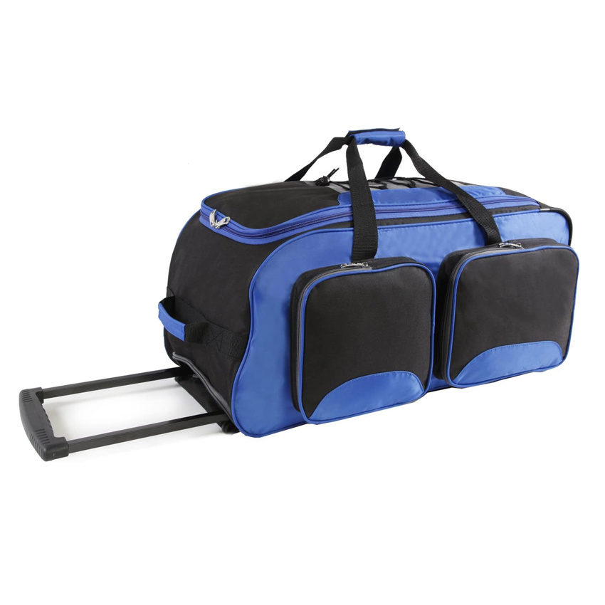 Rolling Duffel Bag Large Capacity Travel Luggage Bag Upright Wheeled Bag