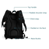 Professional Pet Backpack Ventilation Dog Cat Cage Functional Pet Travel Backpack