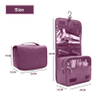 Travel Cosmetic Storage Portable Toiletry Bag with Hanging Hook Durable Folding Makeup Bag