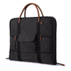 Multi-Purposes Garment Bag for Business Travel Canvas Leather Men Suit Cover