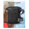 Bike Cup Holder Bicycle Water Bottle Holder Handlebar Drink Holder with Mesh Pockets Phone Bag