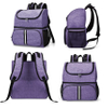 Double-Layer Pet Supplies Backpack for All Pet Travel Supplies Pet Travel Collapsible Food Baskets