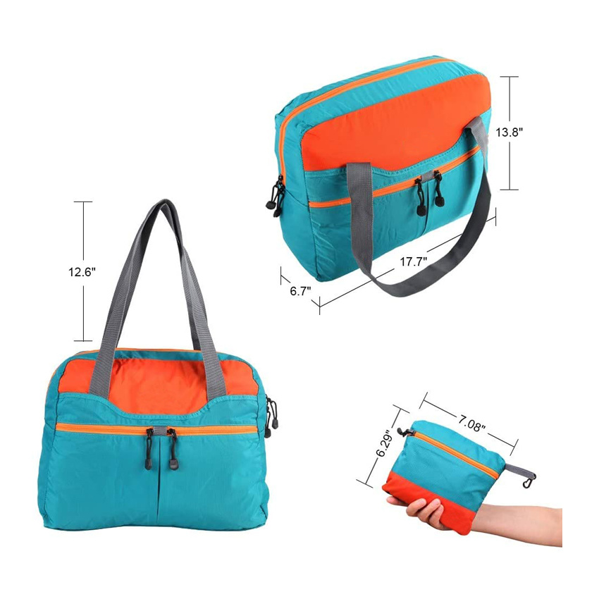 Travel Foldable Tote Bag Tear Resistant Duffle Bag Lightweight Multipurpose Daypack