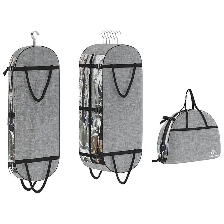 Closet Storage Hanging Clothes Carry on Moving Bags for Suit Travel Cover Garment Bag