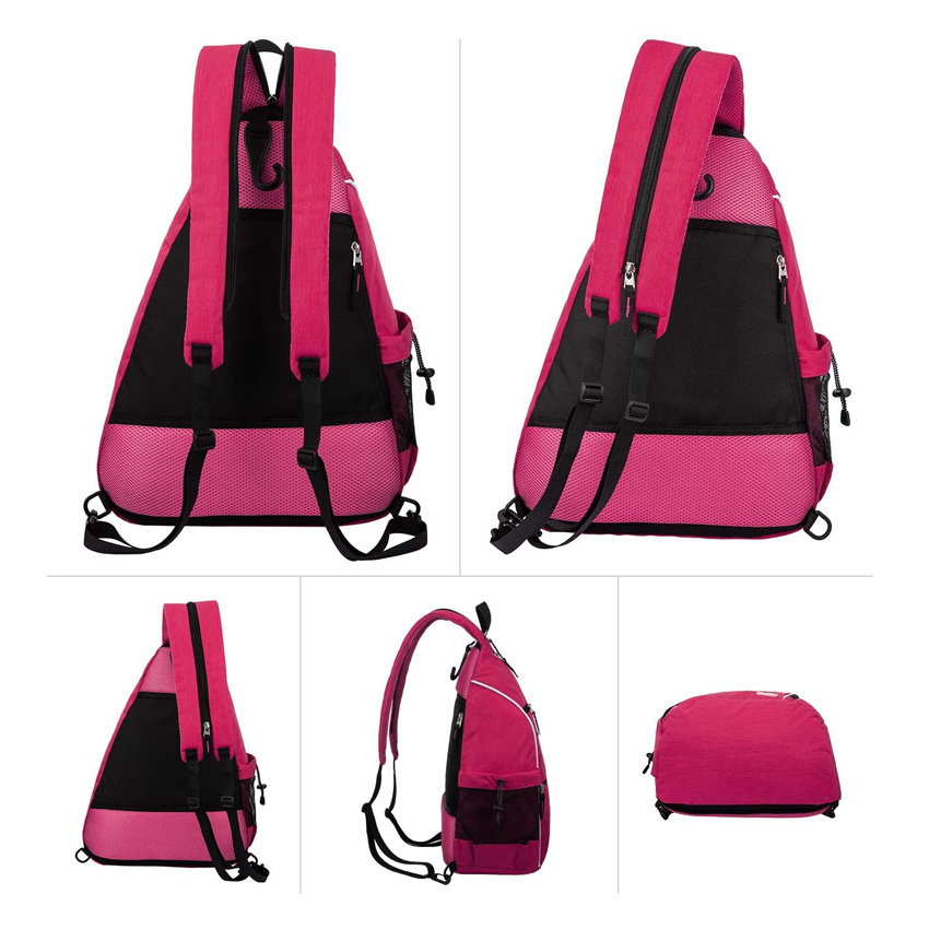 Lightweight Women Pink Bag Racketball Travel Tennis Bag Fashion Sport Gym Bag