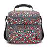 Double Layer Cooler Insulated Lunch Bag Food Tote Bag Foldable Bottle Bag