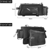 Bicycle Rack Rear Carrier Bag Commuter Bike Luggage Bag Pannier with Rain Cover