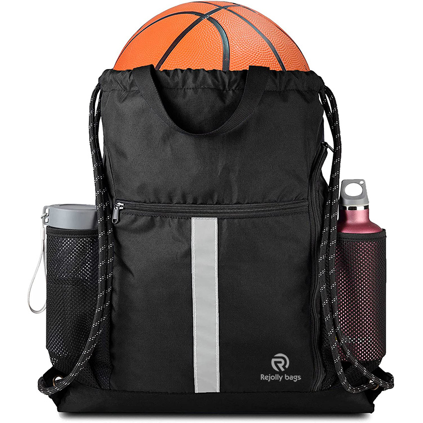 with Shoe Compartment and Two Water Bottle Holder Sport Gym Bag