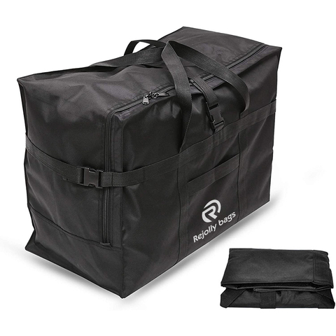 900d Oxford Fabric Foldable Extra Large Duffel Bags, Carry on Travel Bag for Men and Women Camping/Moving Boxes/Airplanes/Hospital Duffel Bag