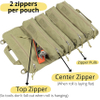 Shoulder Strap Bag Tool Bag Organizer Heavy Duty Large Zippered Pouches & Label Holders Motorcycle Tool Roll Bags
