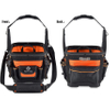 Nylon 24-Pockets Hard-Based Tool Bag, Open-Top Electrician Tool Bag, Electricians Tool Bag