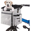 Pet Bicycle Carrier Waterproof Dog Bike Basket Bag with Reflective Stripe Pet Bike Basket Adjustable Shoulder Strap Travel Safe Dog Backpack