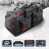 Sport Bag 3 In1 Large Travel Duffle Bag Black Backpack Function and Partition Walls with 7 Pockets and Separate Bottom Section Gym Workout Bag for Martial Arts