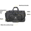 Military Style Tactical Duffle Bag Gym Bag for Men Travel Sports Bag Outdoor Small Duffel Bag