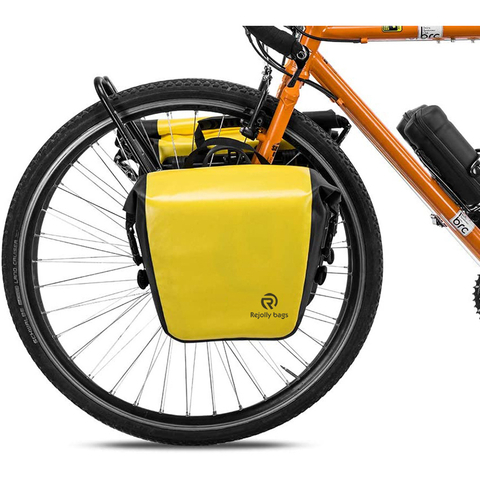 Front Roller Panniers Bag Durable Shelf Package with Carrying Handle & Free Shoulder Strap for Touring Picnic Commuting Bicycle Bag