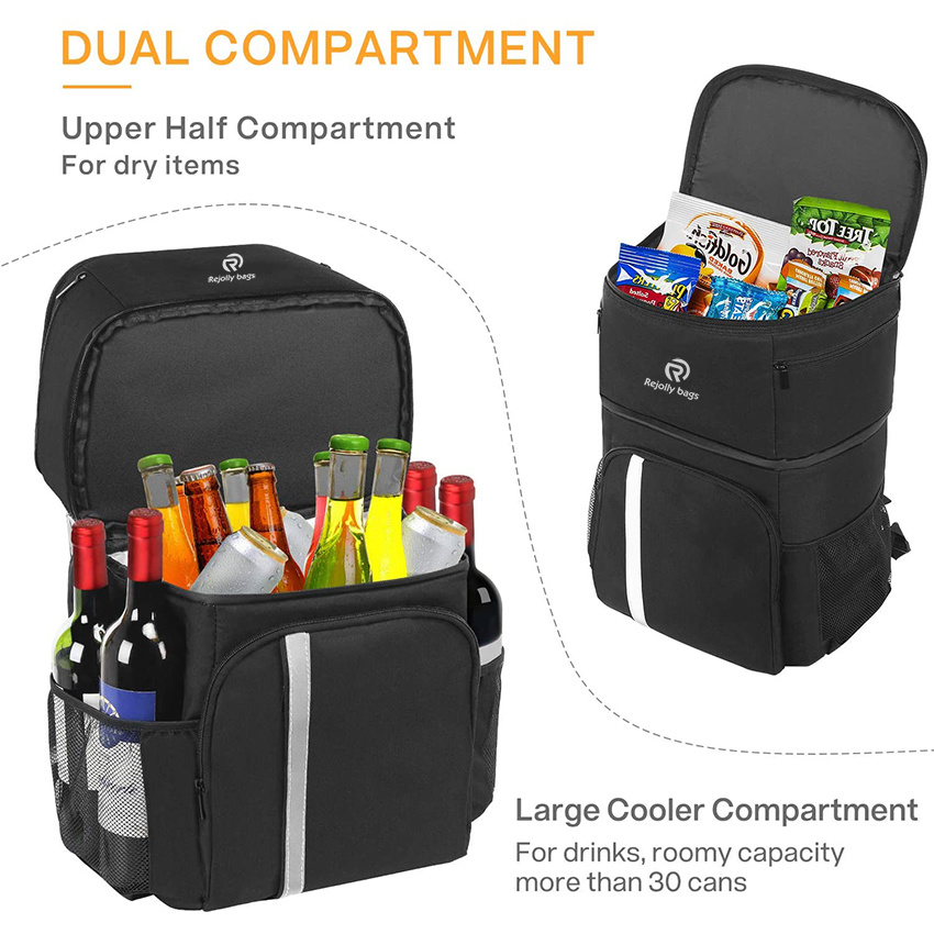 Backpack Cooler, 30L, Lunch Backpack for Men Women, Insulated Dry Backpack