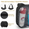 Hanging Toiletry Bag for Men, Water Resistant Hygiene Bag for Camping, Traveling, Gym and Fitness, Travel Accessories Toiletry Bag