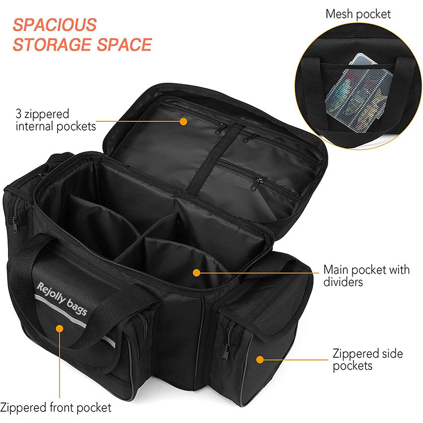 Large Capacity Fishing Tackle Bag, Waterproof Fishing Tackle Storage Fishing Fish Bag