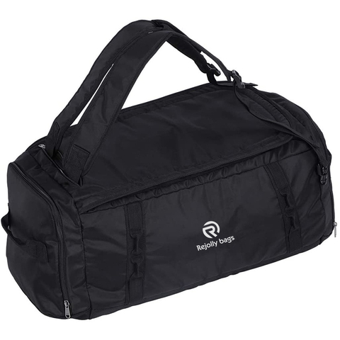 Travel Duffel Bag for Travelling Foldable Carryon with Shoes Compartment for Camping Touring Waterproof & Tear Resistant Weekender Tote Bag