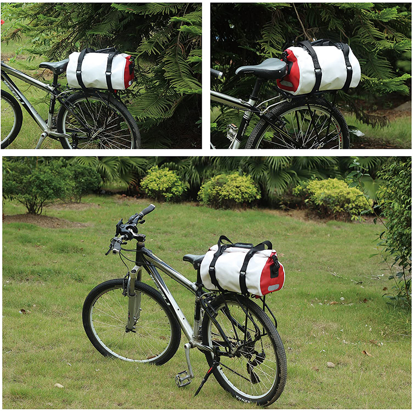 Waterproof Rack Bag for Bicycle with Weld Seam Shoulder Backpack Professional Cycling Accessories