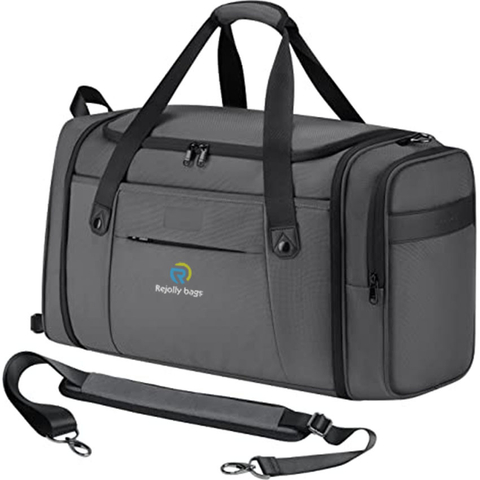 Foldable Weekender Carry on Duffle Luggage with Shoe Compartment Wear for Outdoor Travel Bag
