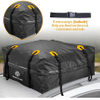 15 Cubic Feet Car Rooftop Cargo Carrier Bag - Cargo Bag Compatible Cars with Rack/Rail/Cross Bar Bag