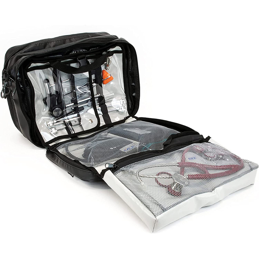 Large Travel Duffel Bag Medical Carry on Shoulder Strap Water Resistent Heavy Duty First Aid Kit