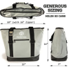 Cooler Tote Collapsible, with Side Pocket - Perfect for Pool, Beach, Picnics Dry Bag