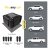 Car Roof Bag Waterproof Rooftop Cargo Carrier Pack with Anti-Slip Mat and 6 Heavy-Duty Straps Suitable for All Vehicle