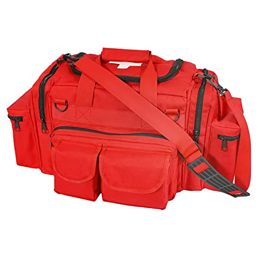 First Aid Trauma Jump Bag Empty for First Responder Nurse Medical Duffle Carry on Emergency Ambulance Treatment Equipment Storage