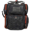 Fishing Pack with 4 Accessory Trays, Water Resistant PVC, Multiple Storage Pockets, Tool Bag, G-Hook Closure System Fishing Tackle Bag