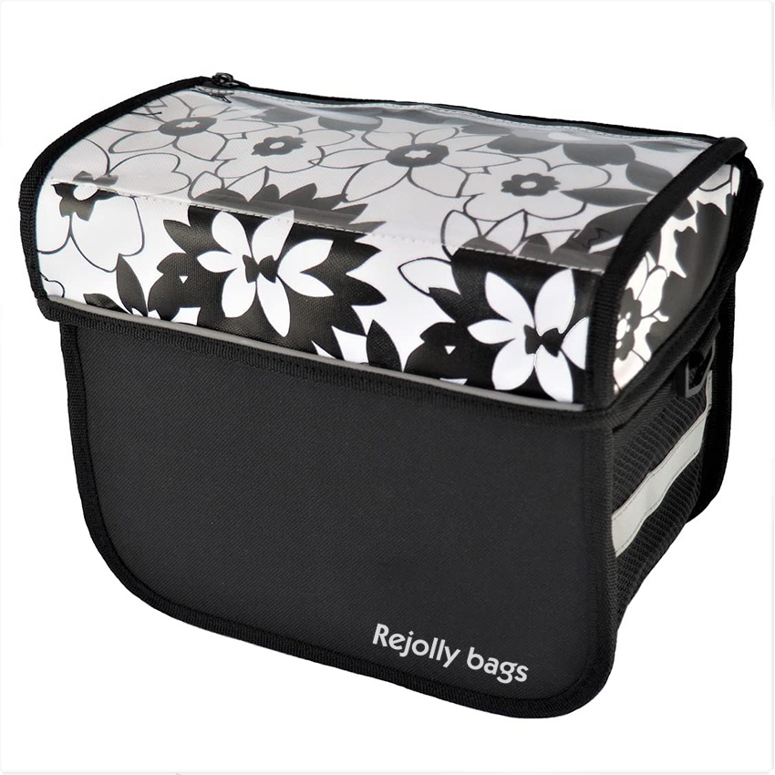 Stylish and Cute Large Capacity Bike Waterproof Shoulder Bag Handlebar Bag for Women with Touchscreen Phone Pouch