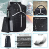 Dry Bag Backpack,20L Waterproof Bag for Boating Kayaking,Waterproof Backpack Pouch with Wet Dry Bag for Rafting ,Surfing,Swimming ,Fishing,Camping Travel Bag