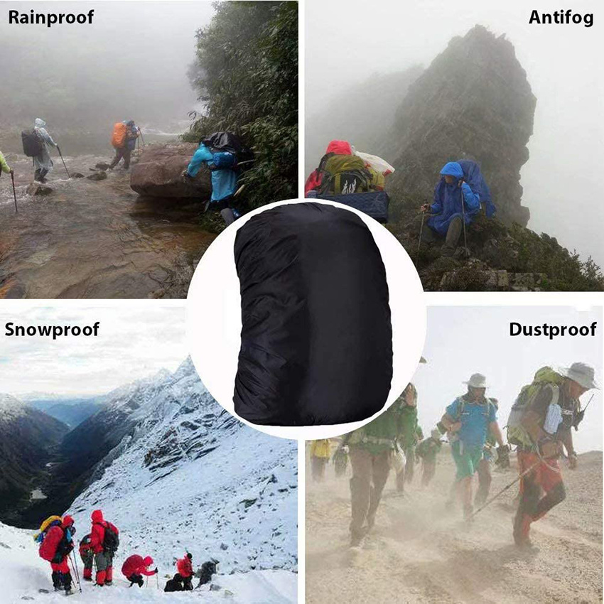 Waterproof Backpack Rain Cover Upgraded Triple Adjustable Anti Slip Buckle Strap Wear-Resisting Bag