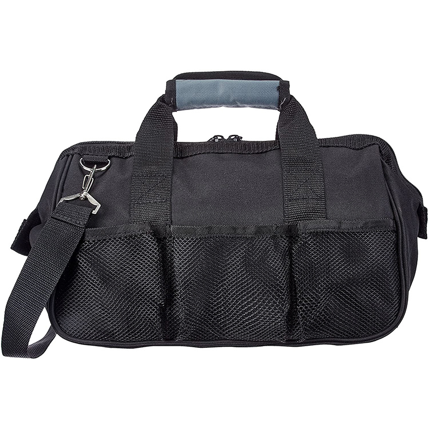 Basics Durable, Wear-Resistant Base, Tool Bag with Strap, Small Tool Storage Bag