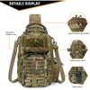 Military Style Tactical Sling Bag Men Military Backpack Shoulder Bag Molle Pack Assault Daypack Bag